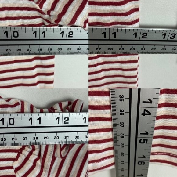 NEW 7 For All Mankind Toddler Striped Ruffle Top and Faux Fur Fuzzy Pink Jacket - Picture 12 of 15